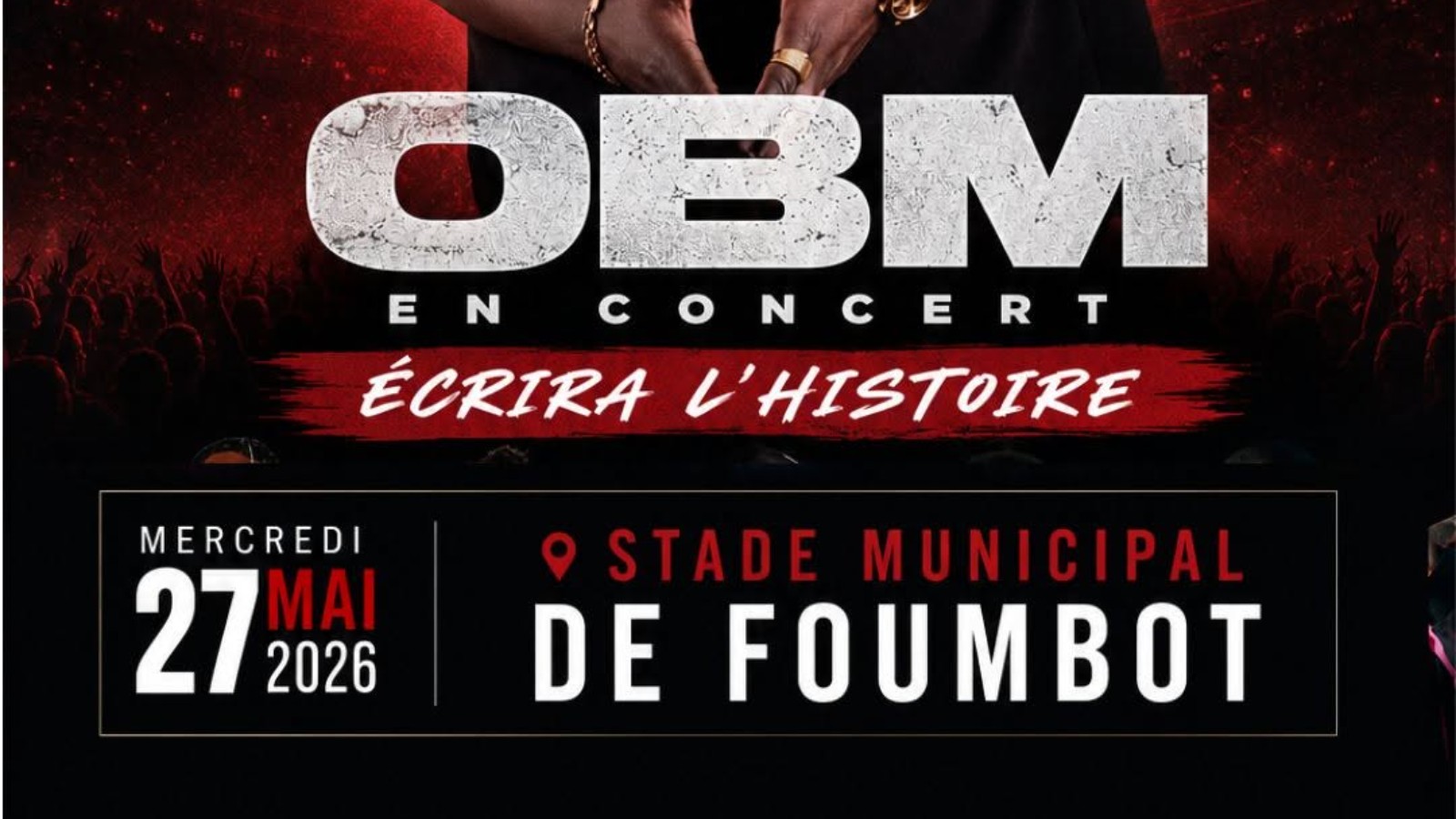 OBM entre dans l'histoire avec un concert au stade municipal du Noun