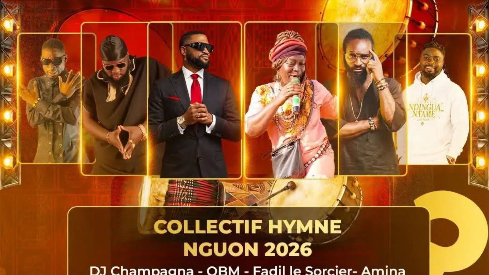 Le collectif de l'Hymne Nguon enfin dévoilé : six artistes réunis pour un projet très attendu